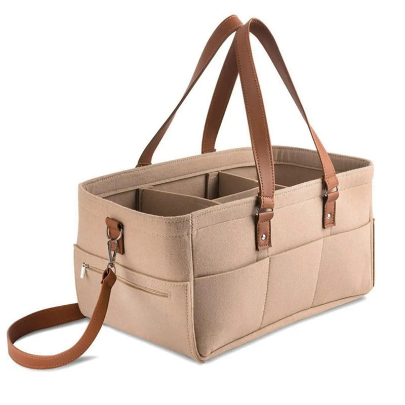 Baby Nursery Organizer - Baby Felt Storage Nursery Organizer Basket