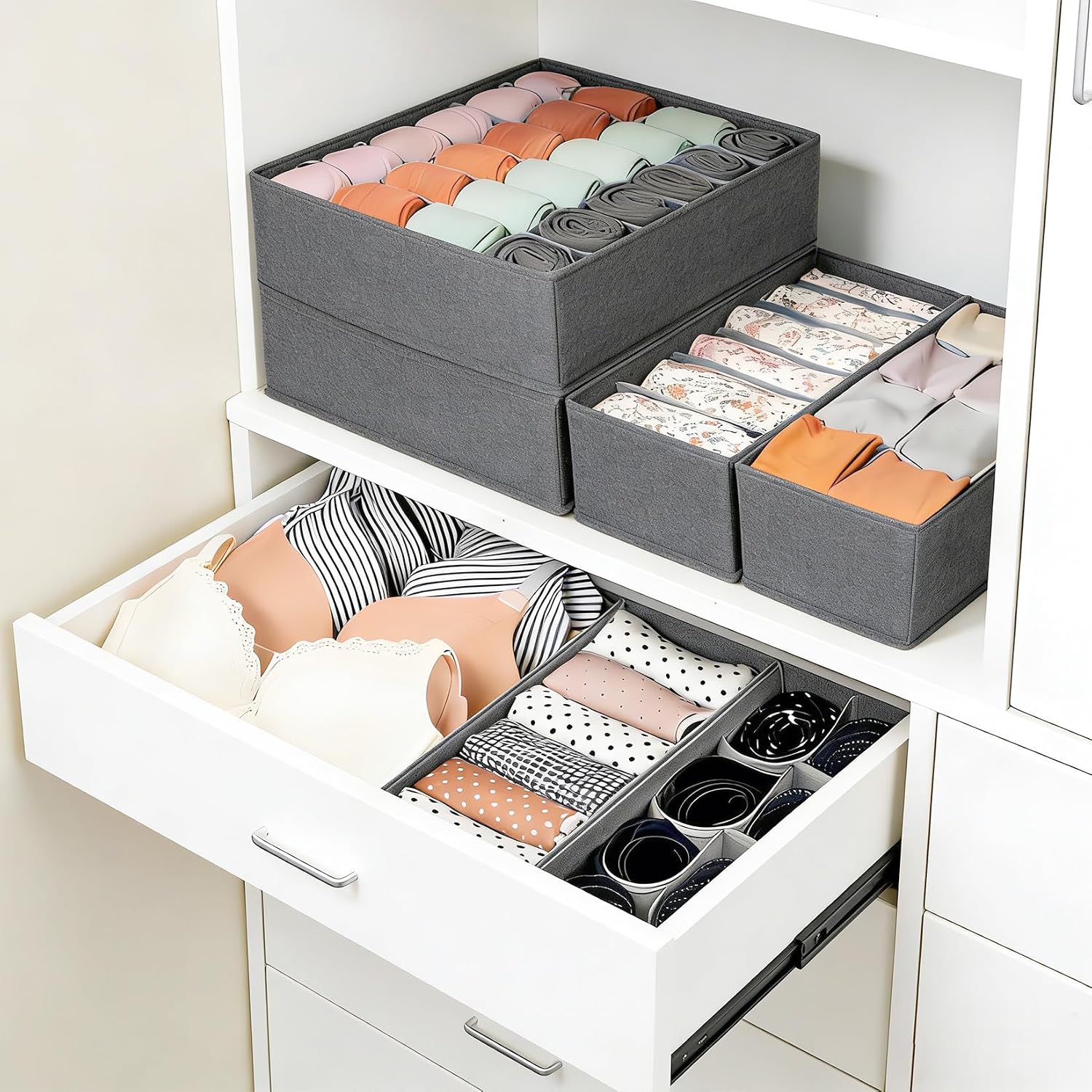 Baby Nursery Dresser - Garvee Home Space-Saving 12Pack Underwear Drawer
