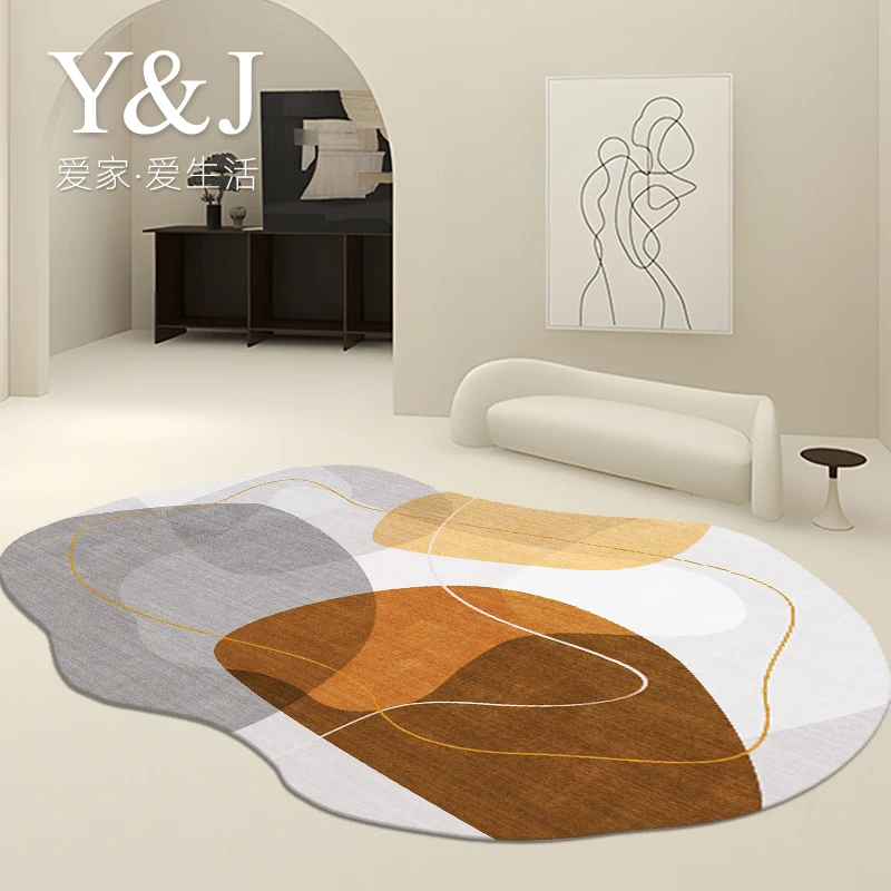 Baby Nursery Rug - Creative Irregular Rugs for Bedroom Fluffy