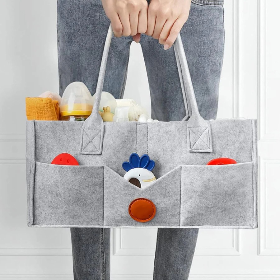 Children's Felt Diaper Storage - Baby Nursery Organizer 评论和价格