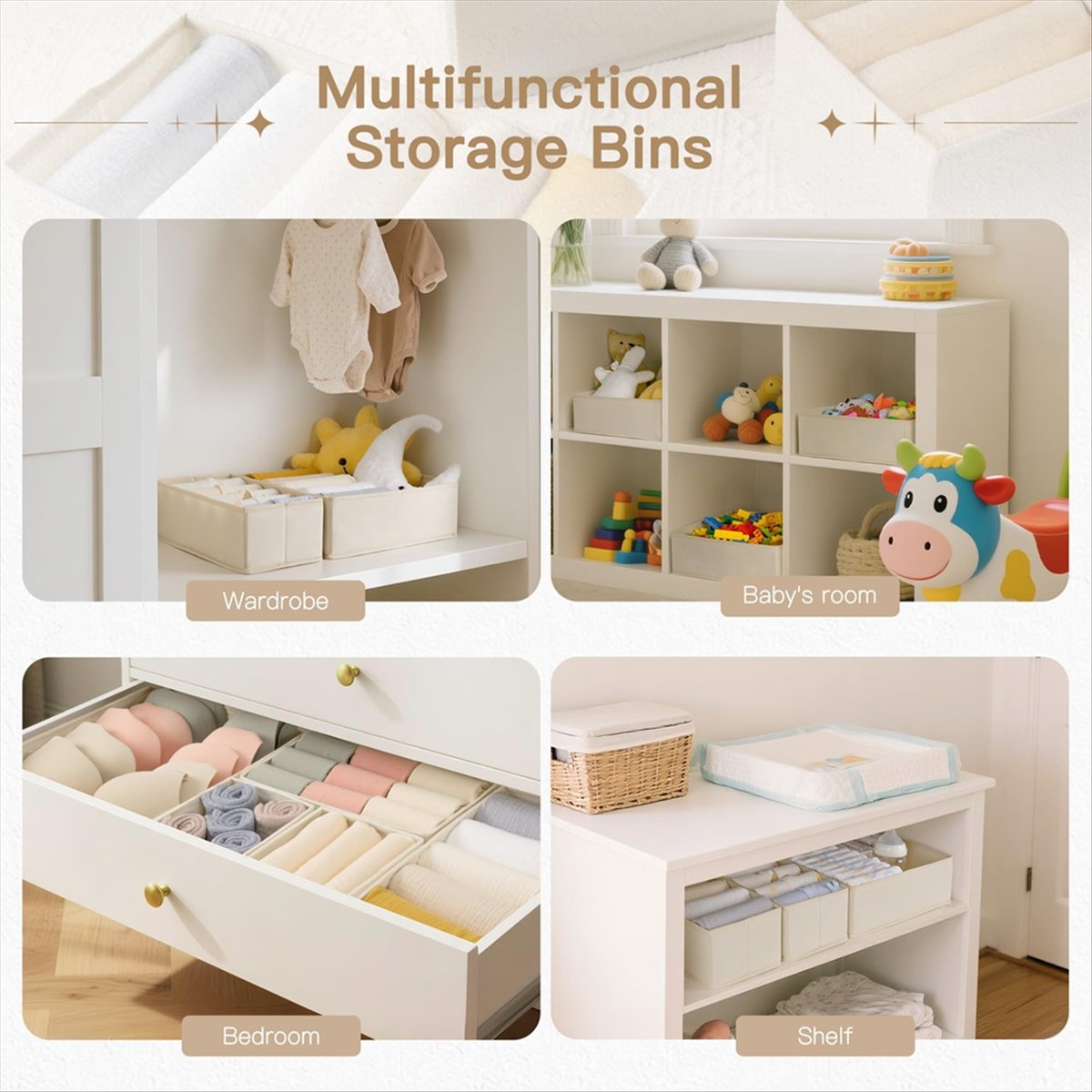 Drawer Organizer Clothes, 14 P - Baby Nursery Dresser 评论和价格