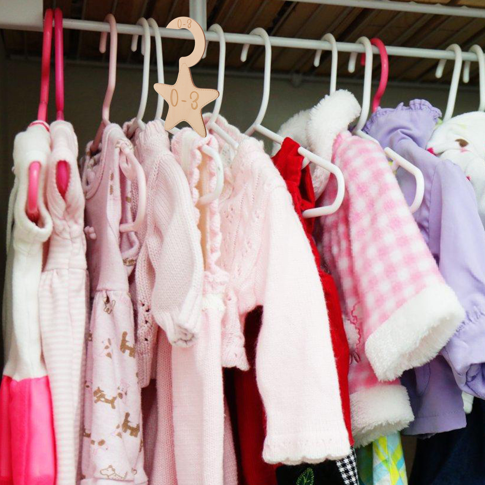 7Pcs Baby Clothes Closet Divid - Baby Nursery Organizer 评论和价格