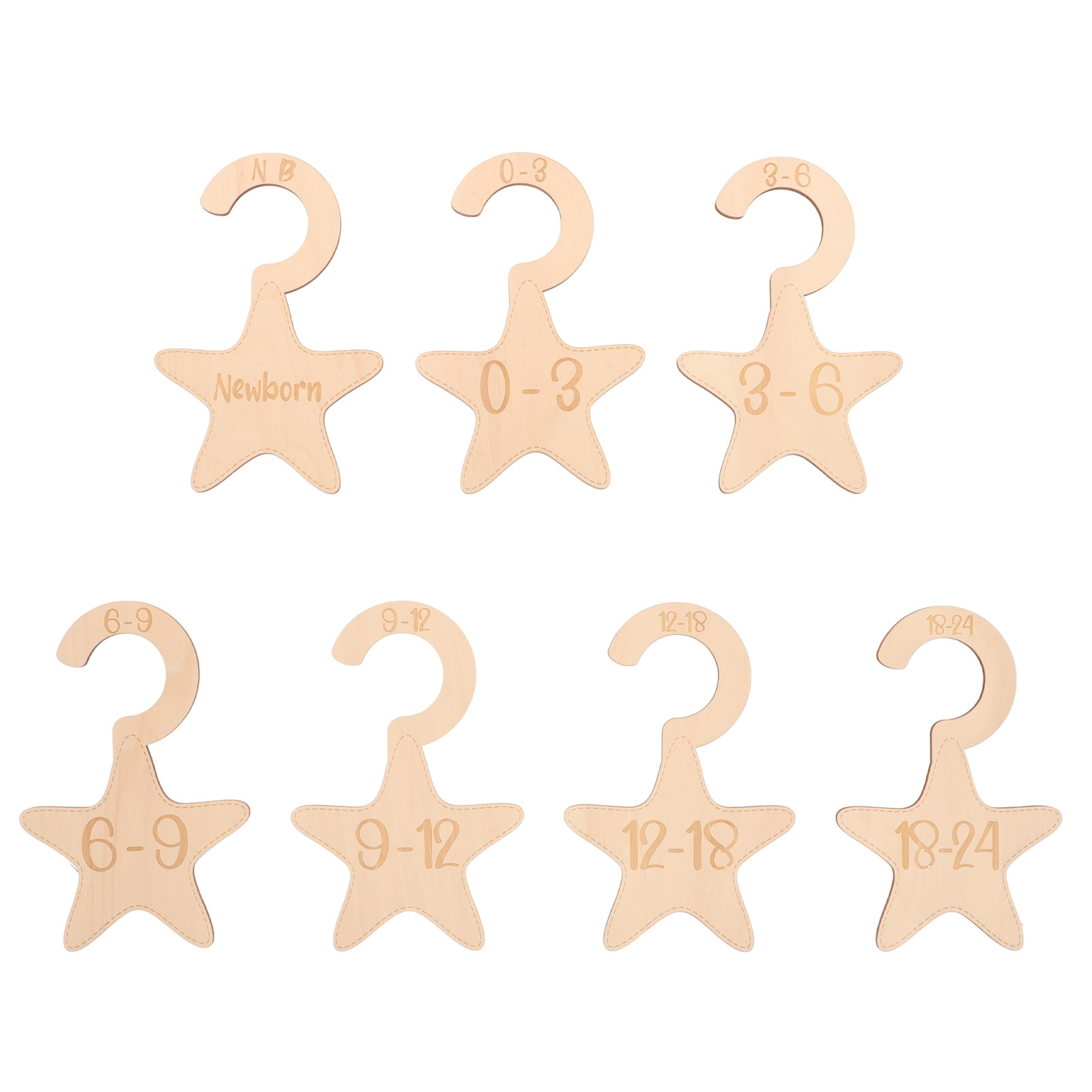 7Pcs Baby Clothes Closet Divid - Baby Nursery Organizer 评论和价格