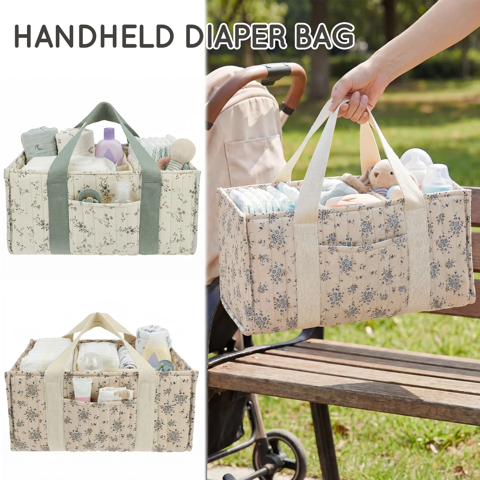 Foldable Diaper Caddy Organize - Baby Nursery Organizer 评论和价格