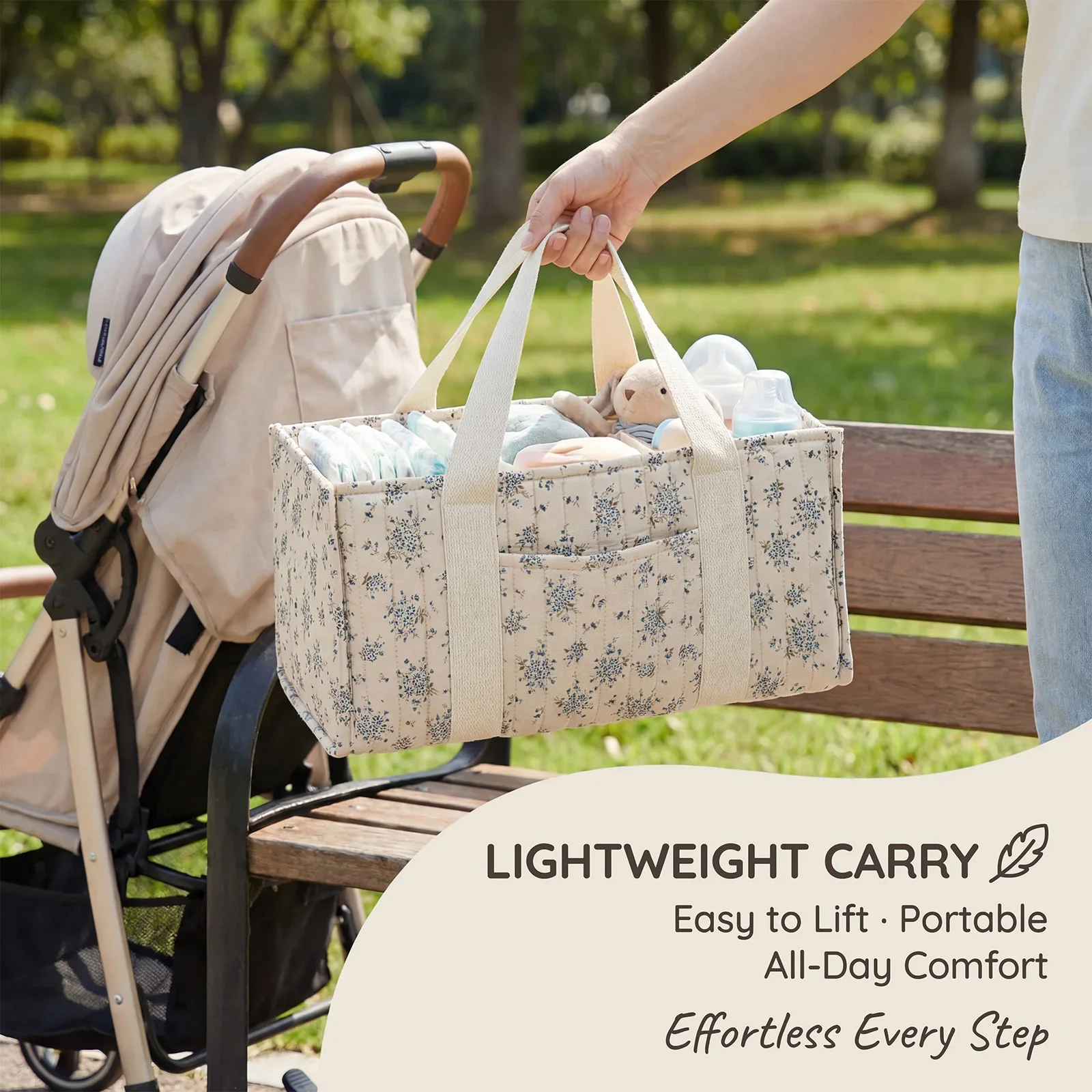 Foldable Diaper Caddy Organize - Baby Nursery Organizer 评论和价格