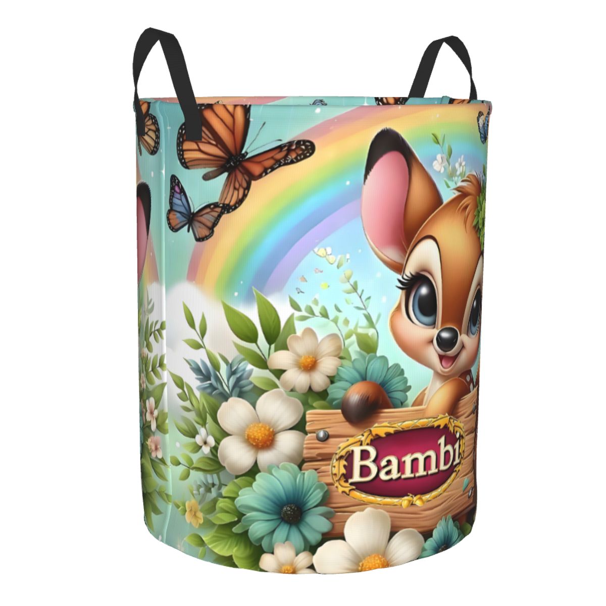 Cartoon Film Bambi Laundry Ham - Laundry Hamper Nursery 评论和价格