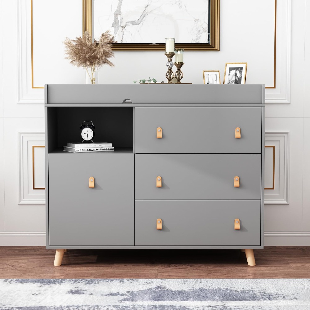Baby Dresser Changing Table, T - Baby Nursery Dresser 评论和价格