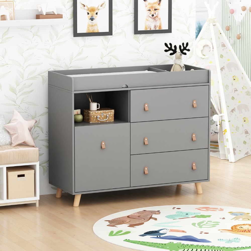 Baby Dresser Changing Table, T - Baby Nursery Dresser 评论和价格