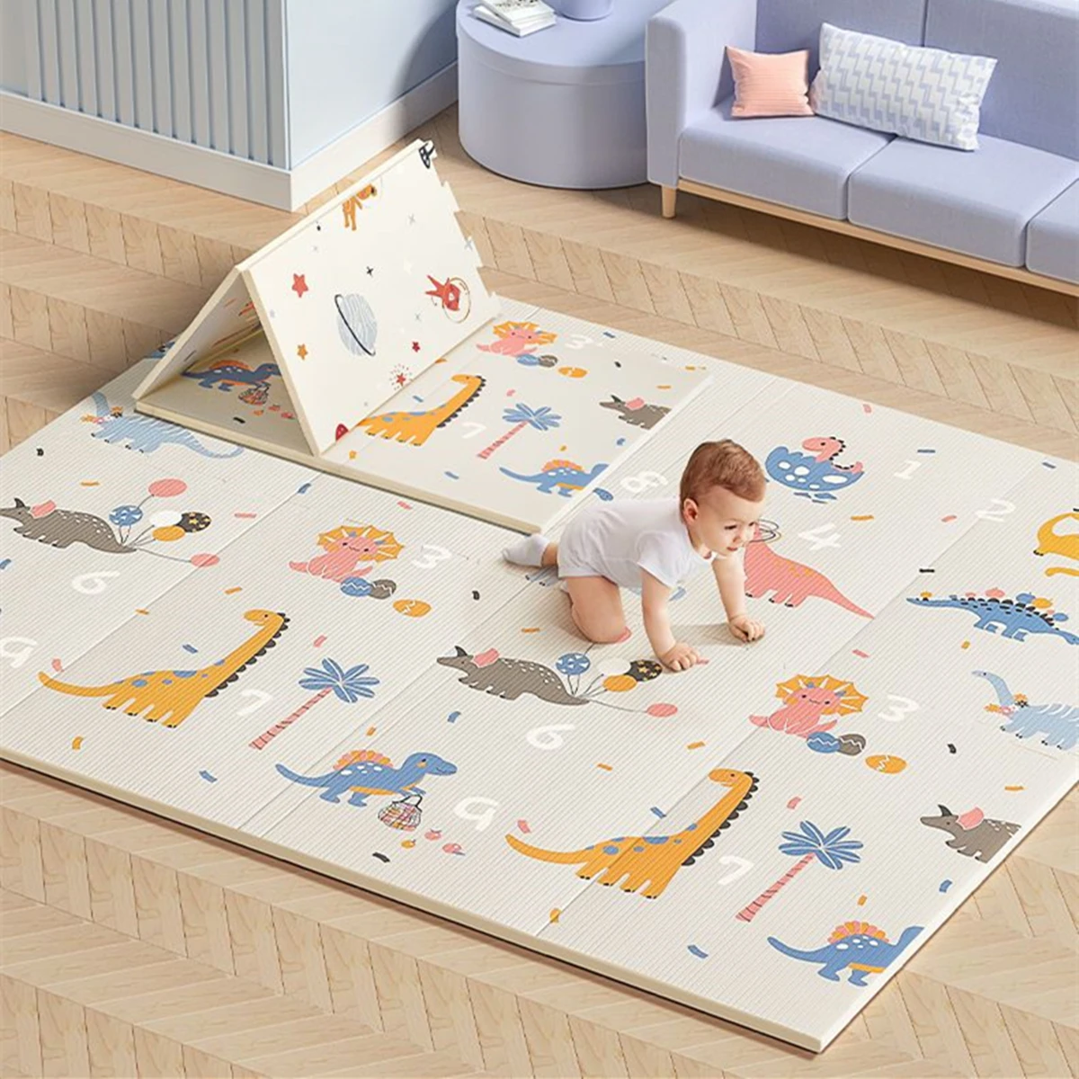 Non-Toxic Educational Foldable - Baby Nursery Rug 评论和价格