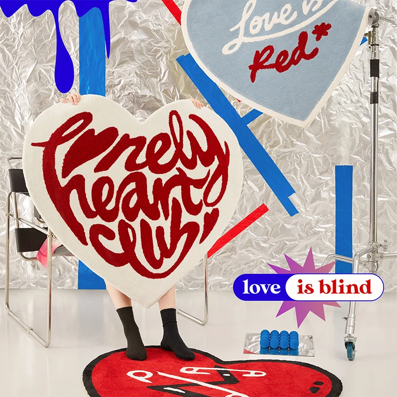 Home Irregular Heart-shaped Fl - Baby Nursery Rug 评论和价格