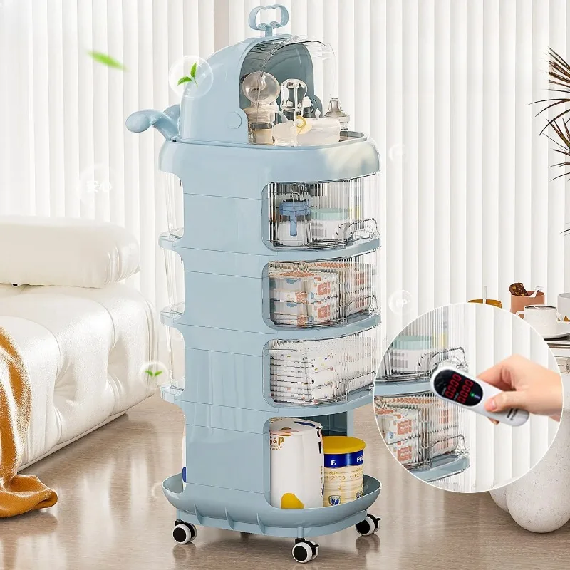 3-Tier Baby Organizer Cart wit - Baby Nursery Organizer 评论和价格