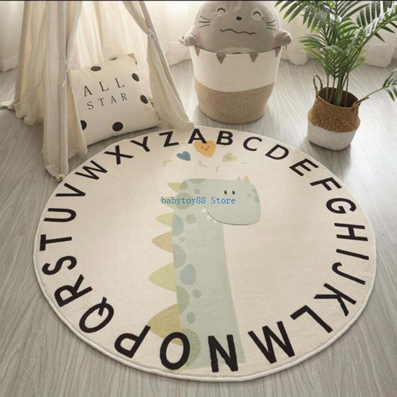 Y4UD Cartoon Animal Print Baby - Baby Nursery Rug 评论和价格