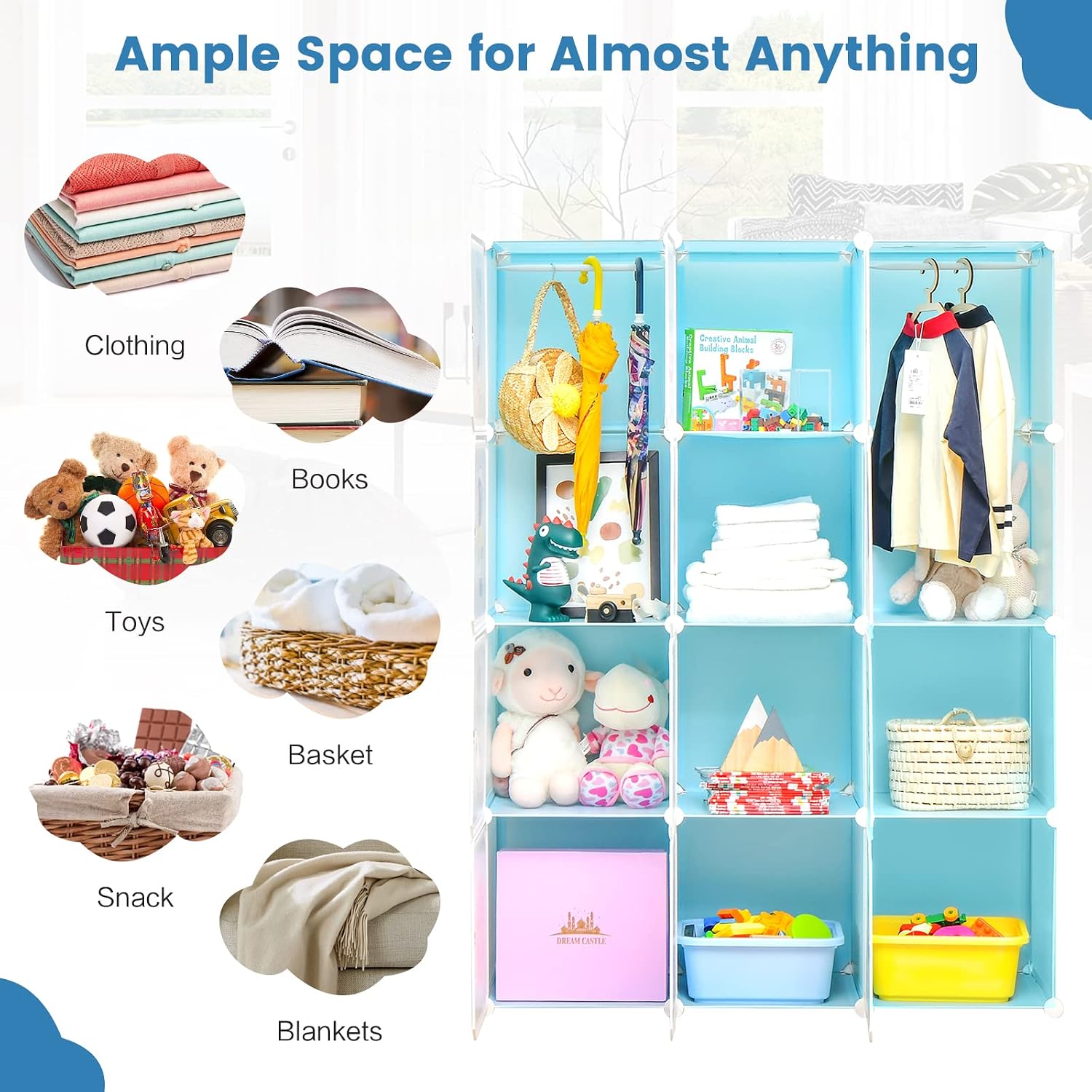Children Wardrobe, Kid Closet  - Baby Nursery Dresser 评论和价格