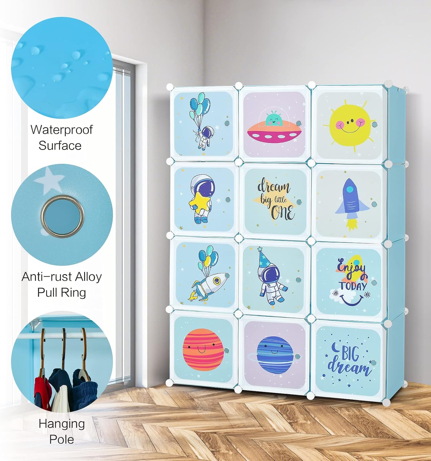 Children Wardrobe, Kid Closet  - Baby Nursery Dresser 评论和价格