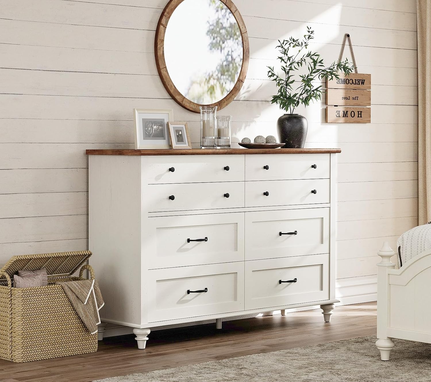 Modern  Kids Dresser with 7 Dr - Baby Nursery Dresser 评论和价格