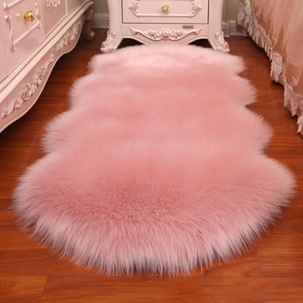 Artificial Sheepskin Long Hair - Baby Nursery Rug 评论和价格