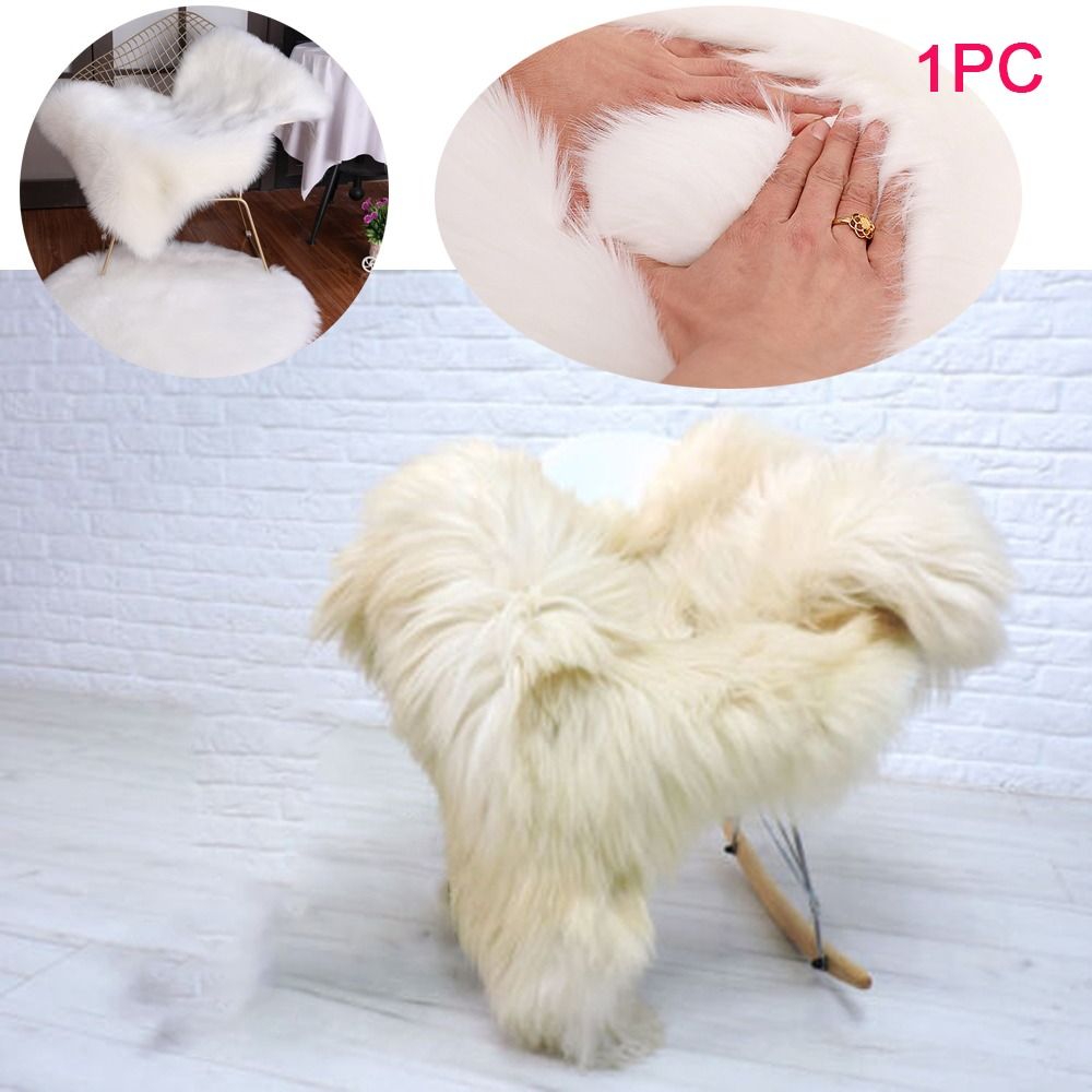 Artificial Sheepskin Long Hair - Baby Nursery Rug 评论和价格