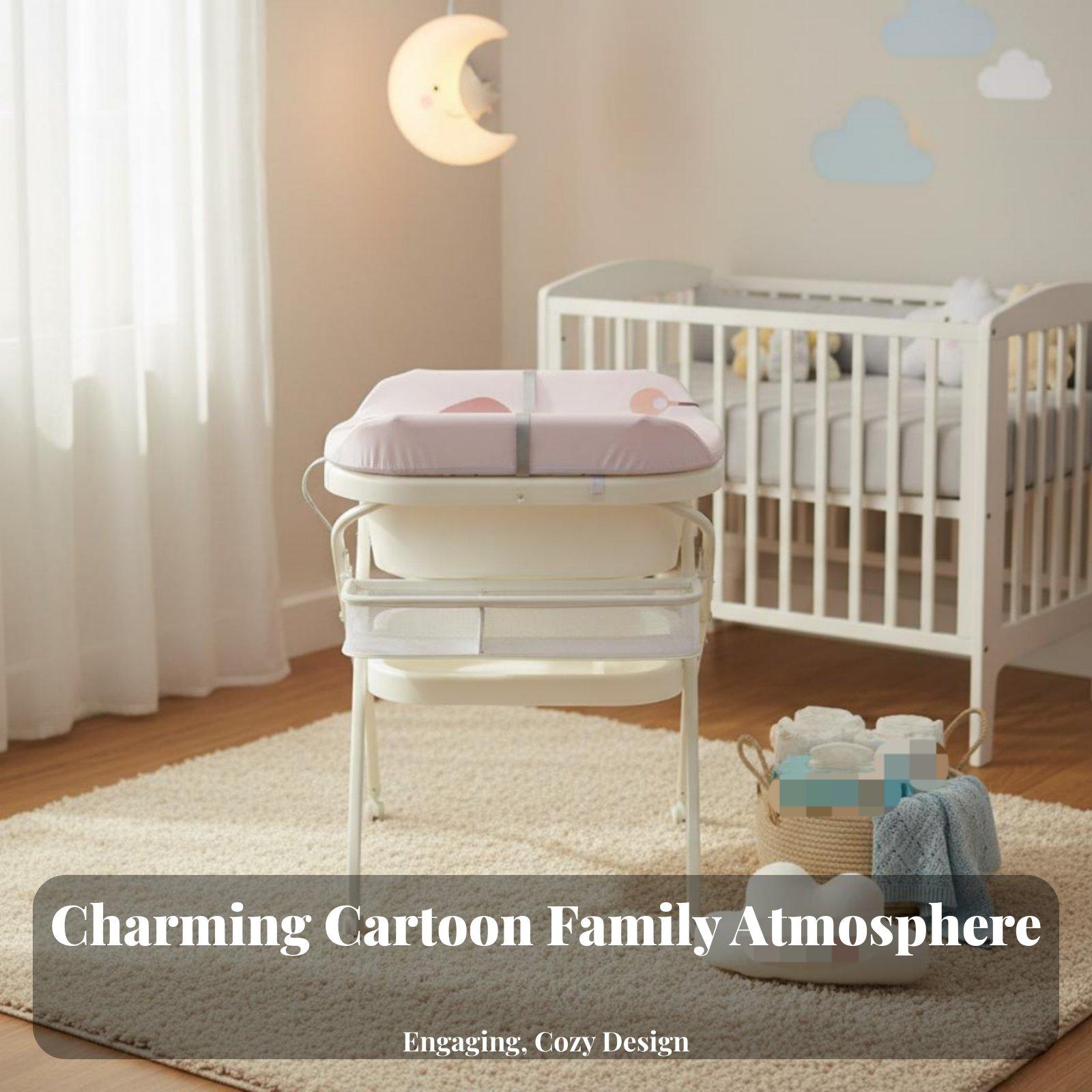 Foldable Infant Diaper Station - Baby Nursery Dresser 评论和价格