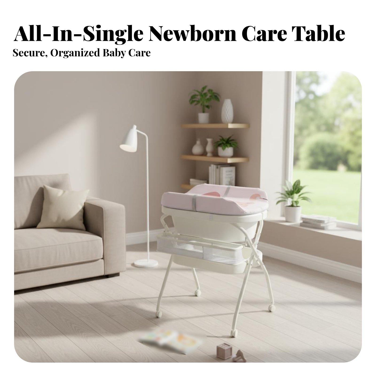 Foldable Infant Diaper Station - Baby Nursery Dresser 评论和价格