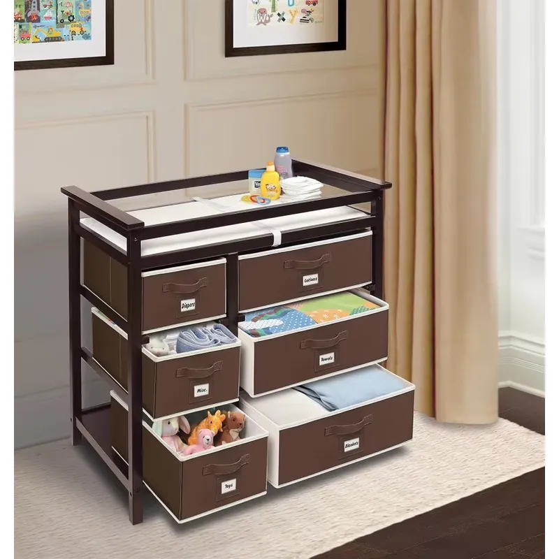 Modern Wooden Baby Dresser wit - Baby Nursery Dresser 评论和价格