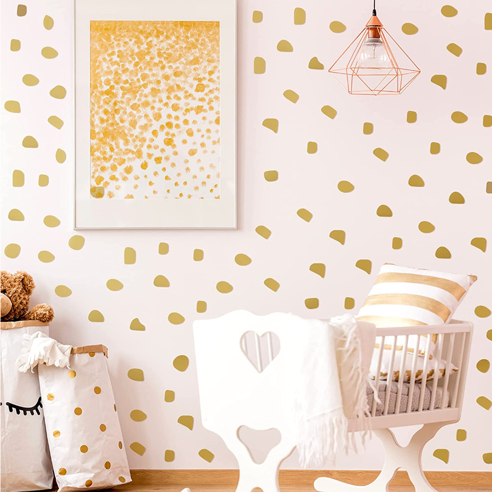 96Pcs/set Cute  Irregular Dots - Baby Nursery Vinyl Wall Stickers 评论和价格