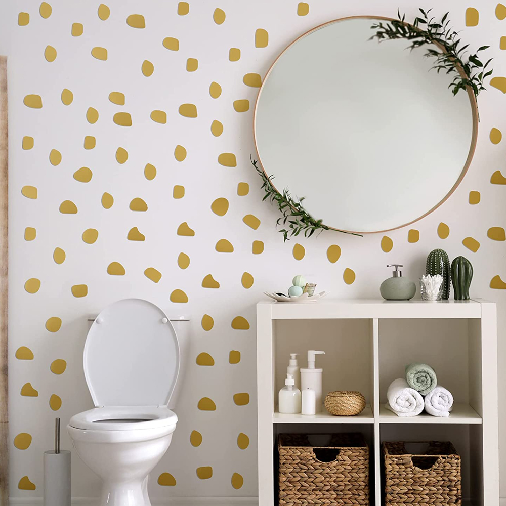 96Pcs/set Cute  Irregular Dots - Baby Nursery Vinyl Wall Stickers 评论和价格